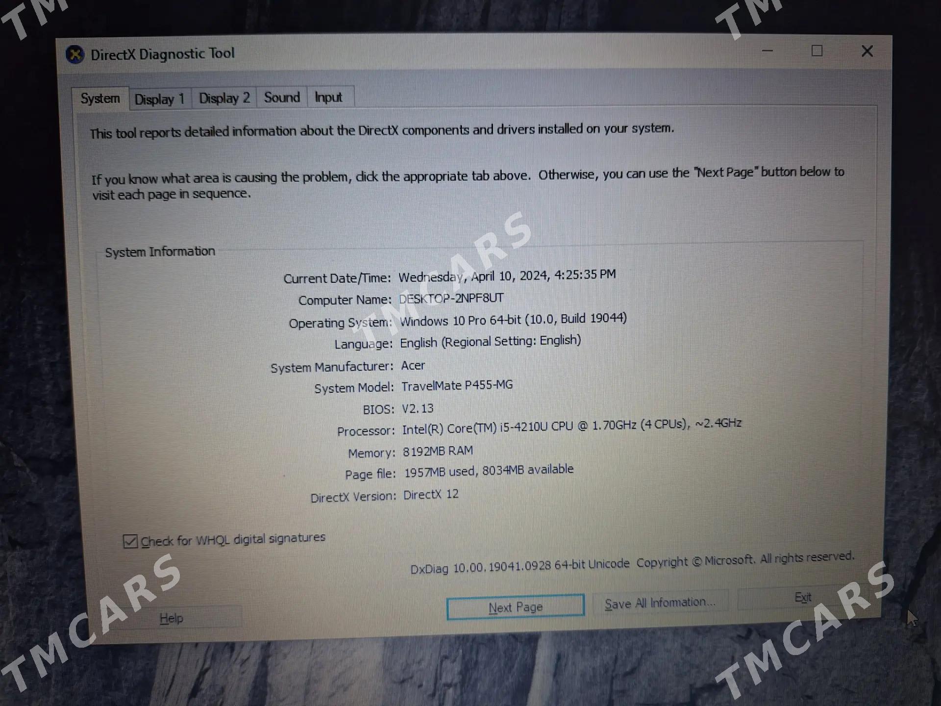Noutbuk acer i5 - Ашхабад - img 7