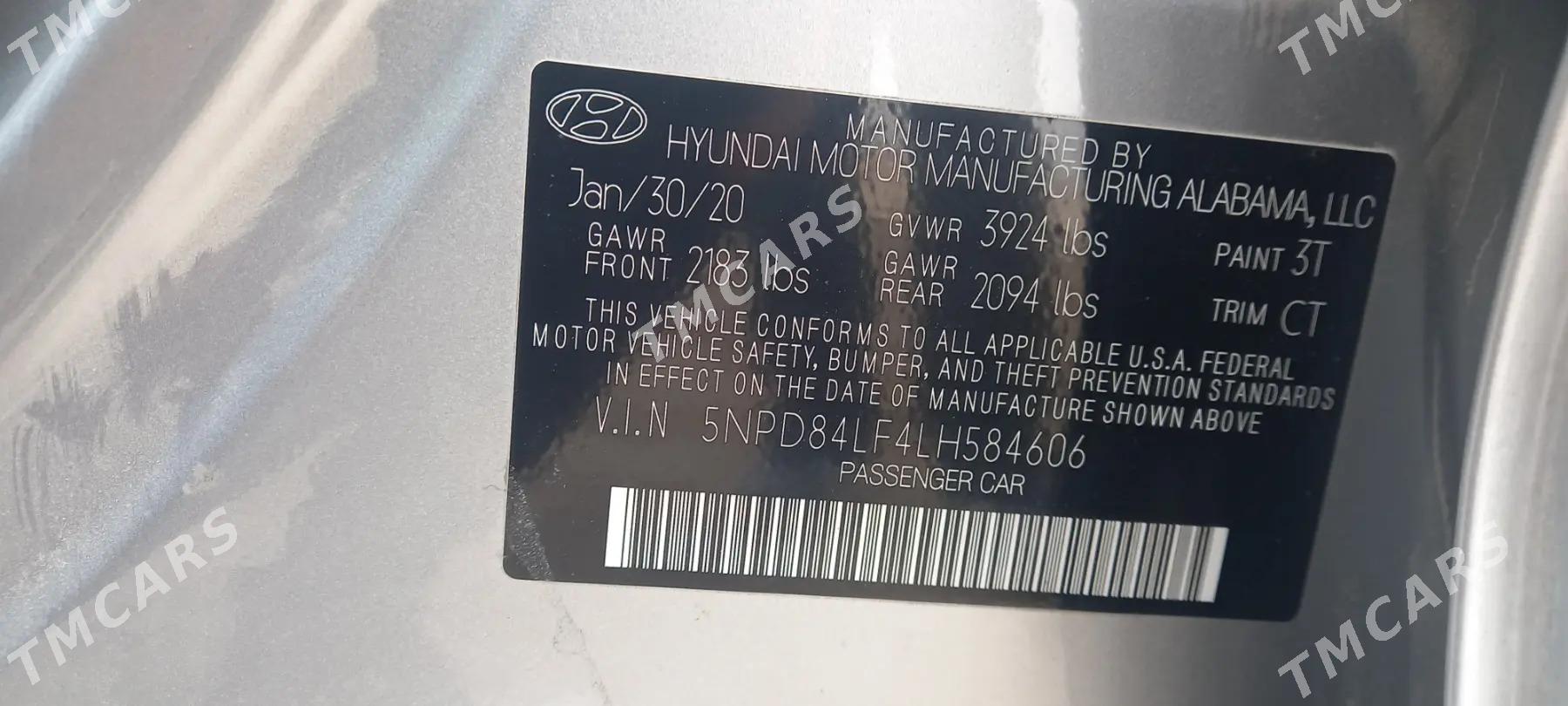 Hyundai Elantra 2020 - 190 000 TMT - Türkmengala - img 6