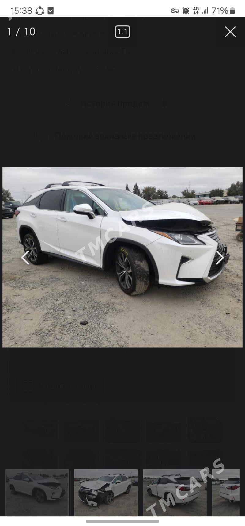 Lexus RX 350 2018 - 480 000 TMT - Aşgabat - img 10