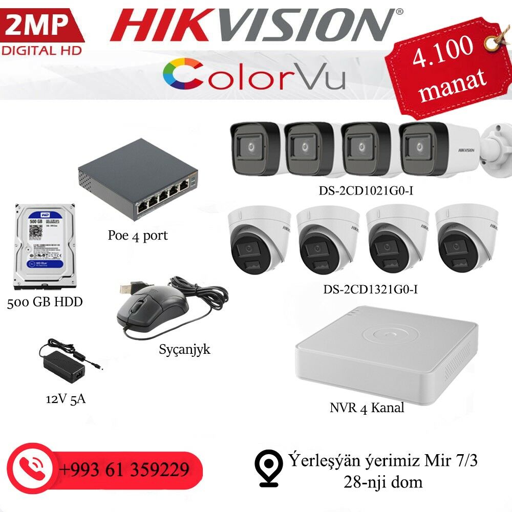 Hikvision kamera - Ашхабад - img 7