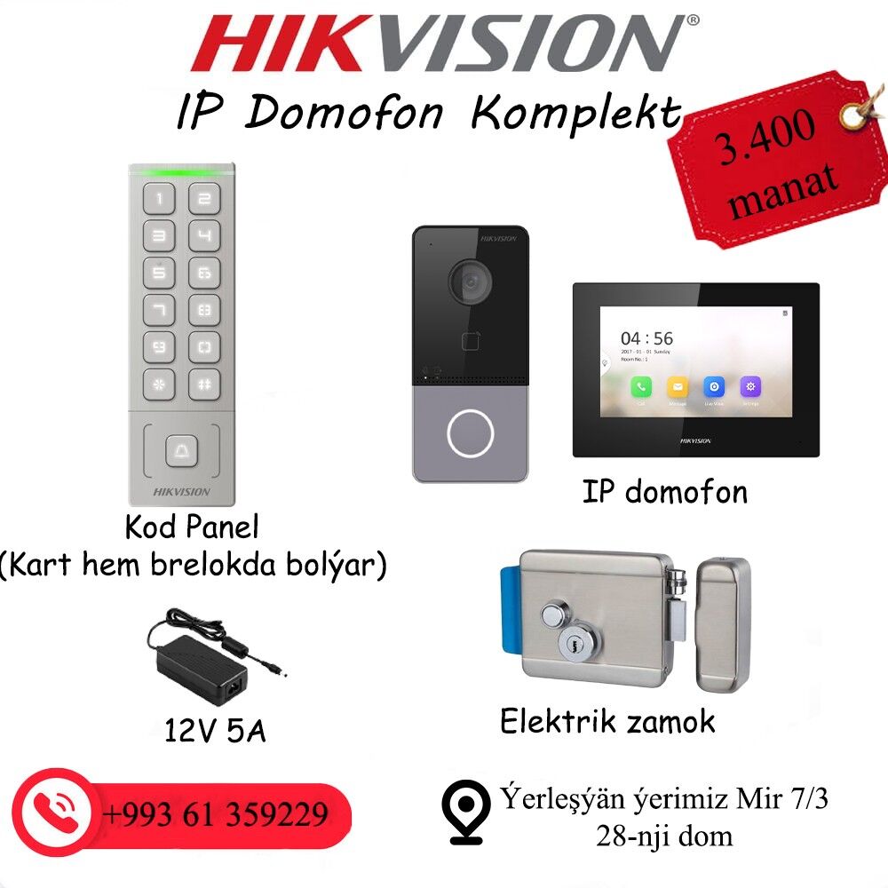 Hikvision kamera - Ашхабад - img 4