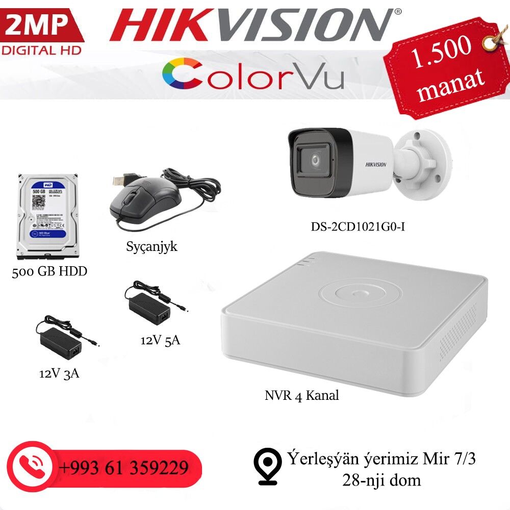 Hikvision kamera - Ашхабад - img 6