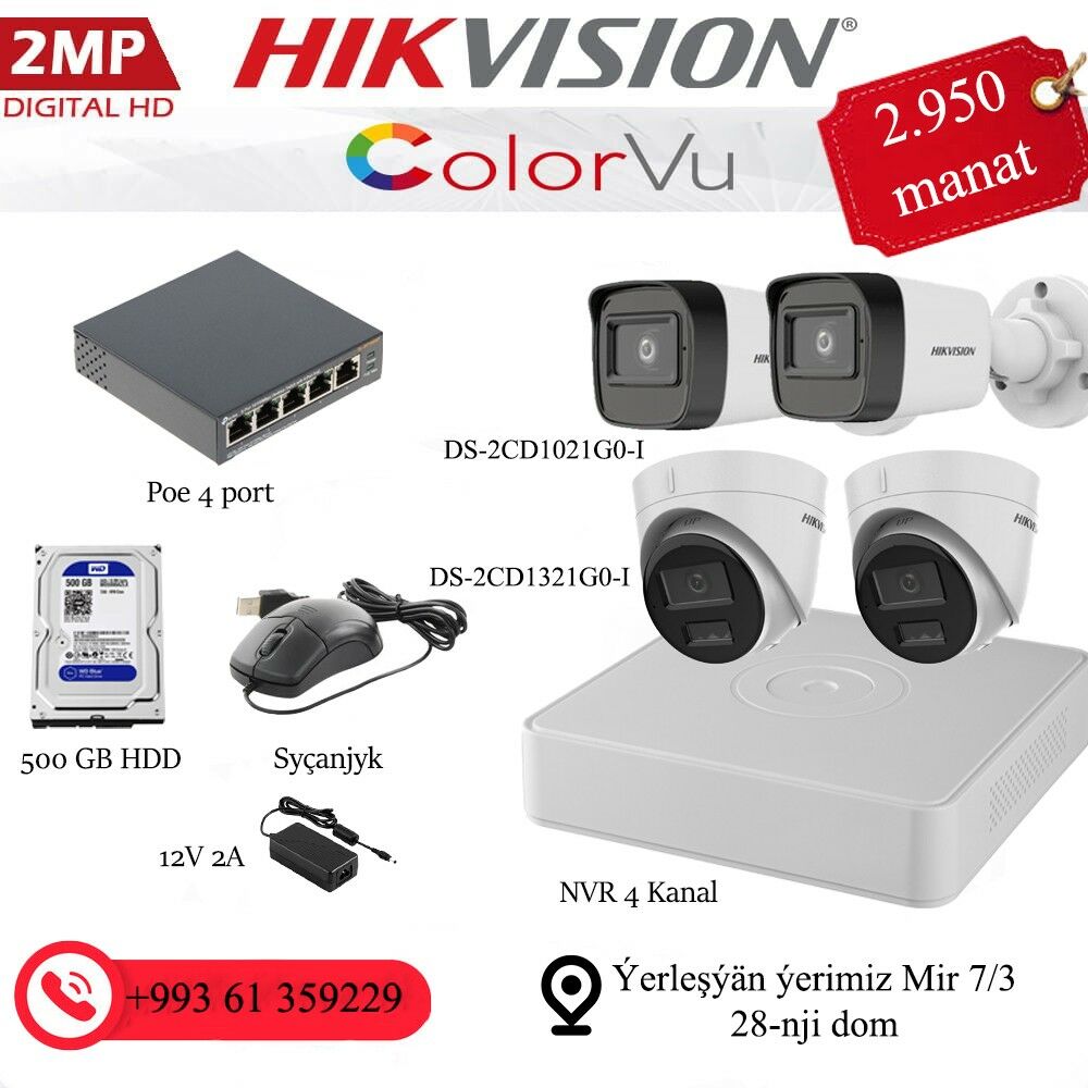 Hikvision kamera - Ашхабад - img 9