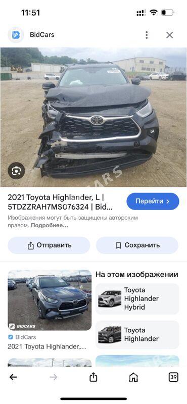 Toyota Highlander 2021 - 456 000 TMT - Мары - img 4