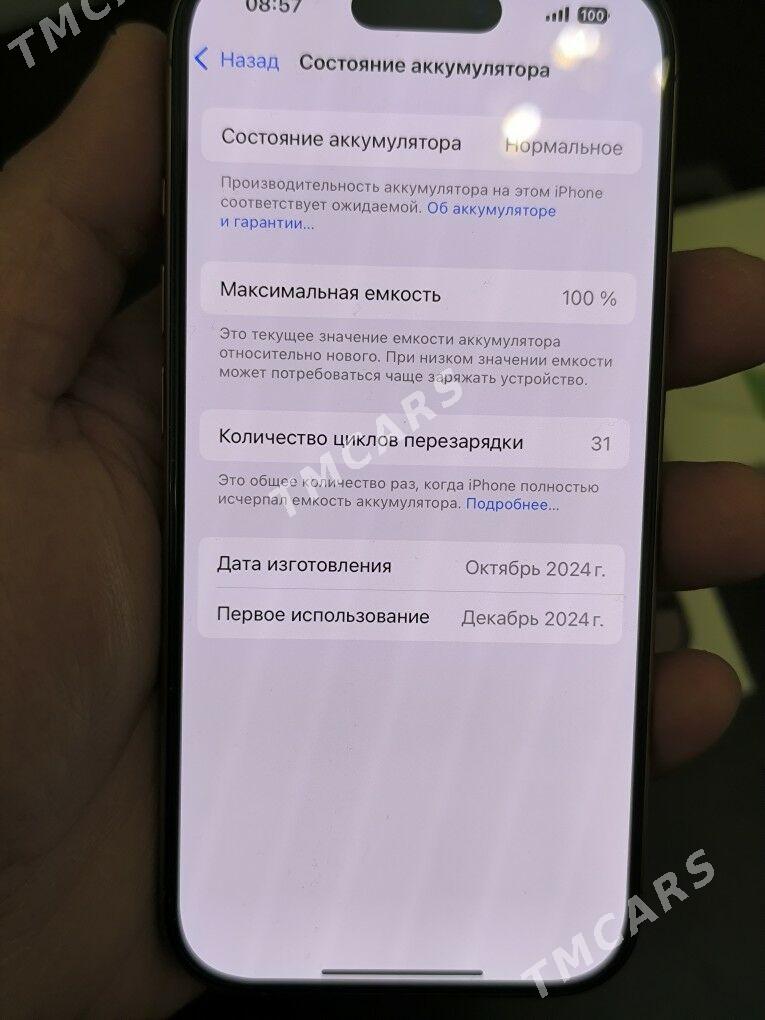 Iphon 16pro 128gb - Ашхабад - img 3