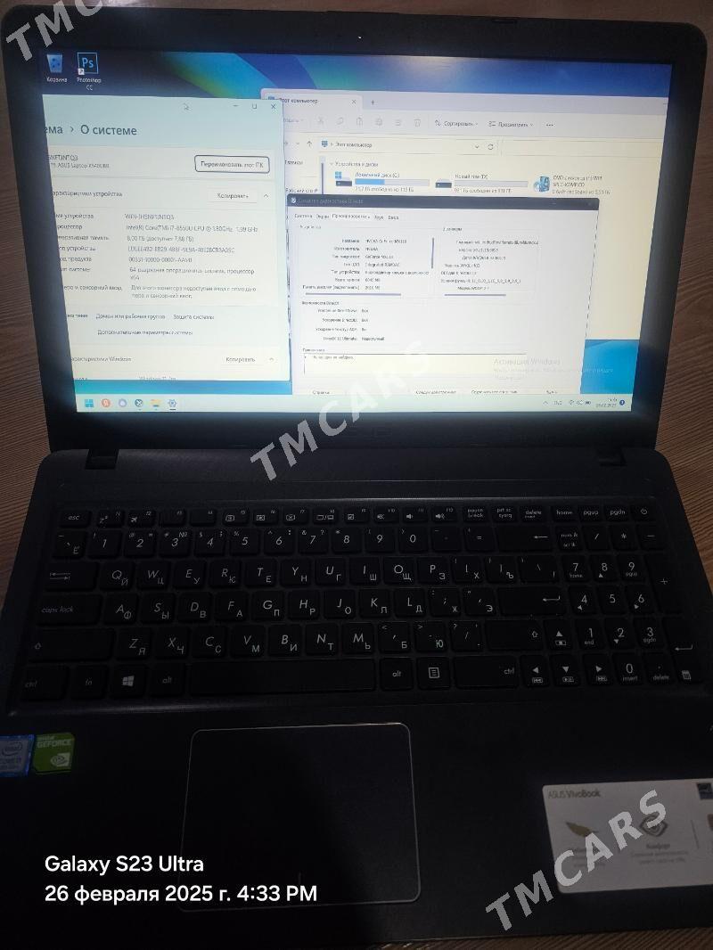 i7-8gen nvidia ikisany noutbuk - Aşgabat - img 2