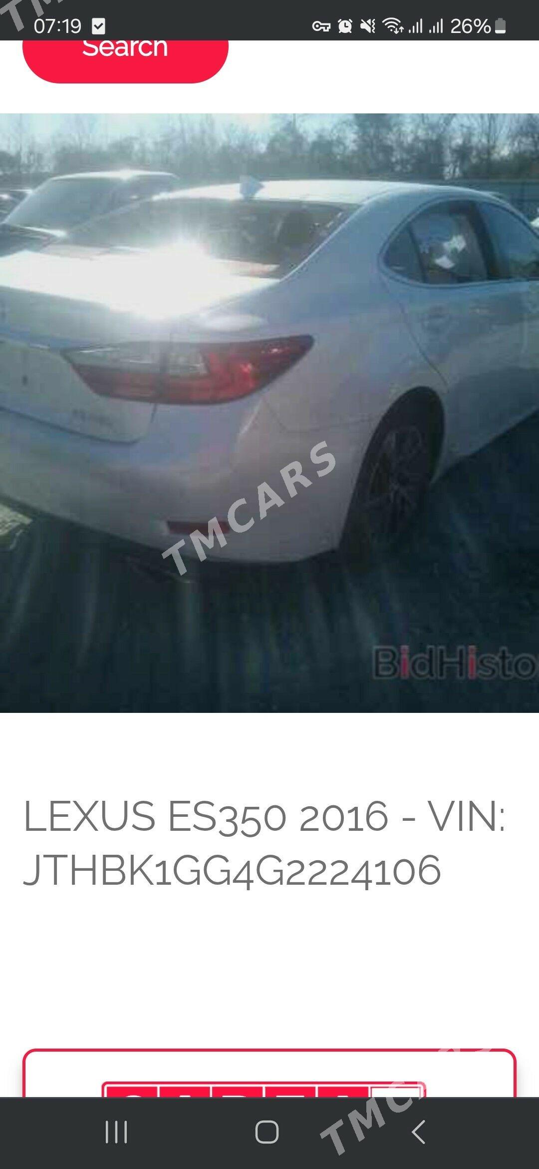 Lexus ES 350 2016 - 380 000 TMT - Мары - img 7