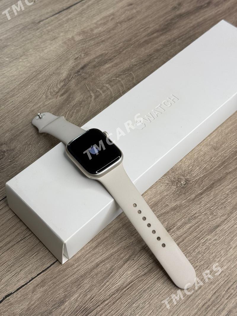 Apple Watch 7 45mm 84%Silver - Ашхабад - img 2