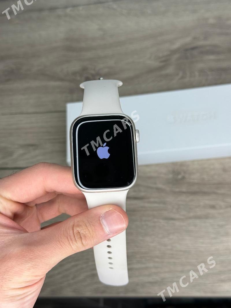 Apple Watch 7 45mm 84%Silver - Ашхабад - img 5