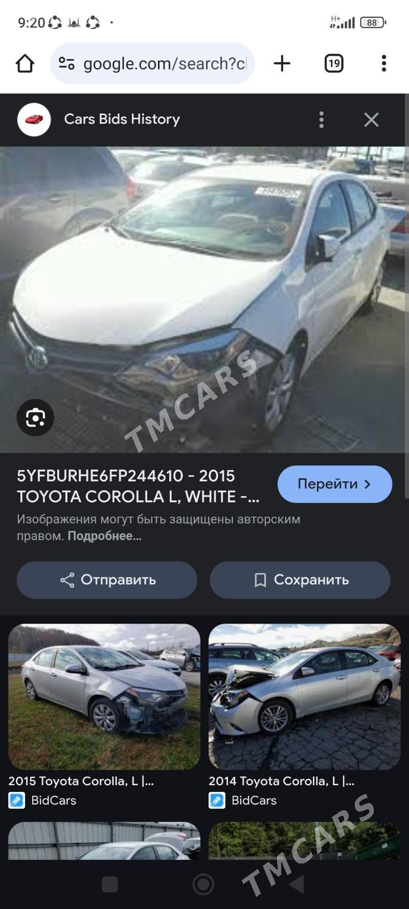 Toyota Corolla 2015 - 178 000 TMT - Aşgabat - img 9