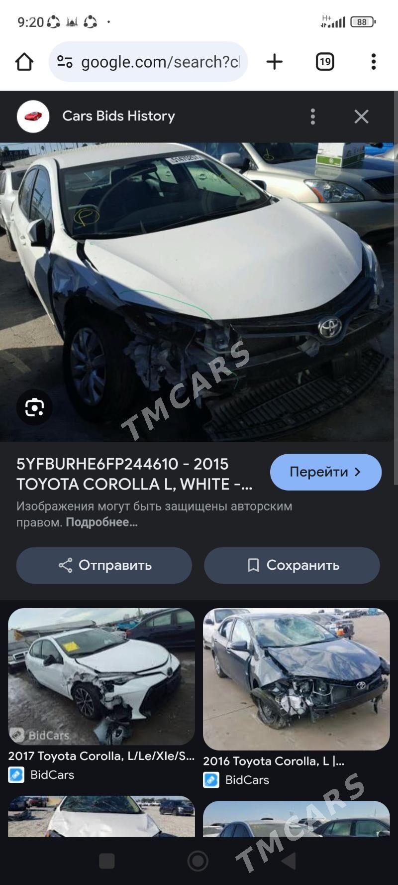 Toyota Corolla 2015 - 178 000 TMT - Aşgabat - img 8