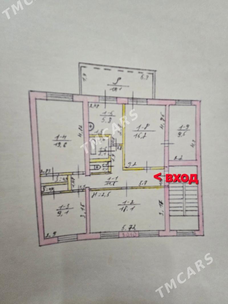 5-комн. 9-мкр. 98 м² - Ашхабад - img 2