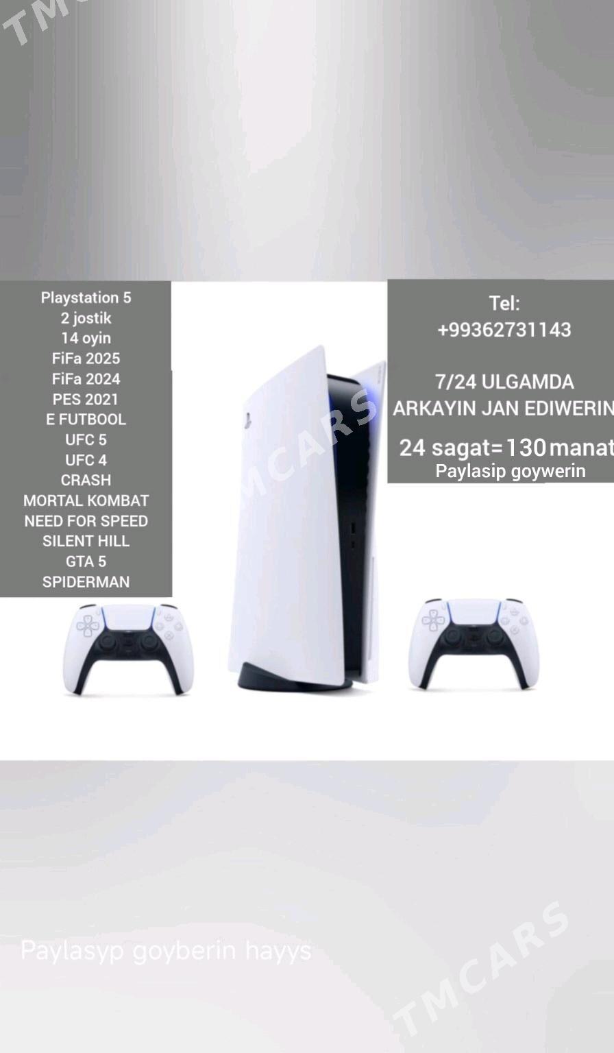 ps5 playstation prokat - Daşoguz - img 4