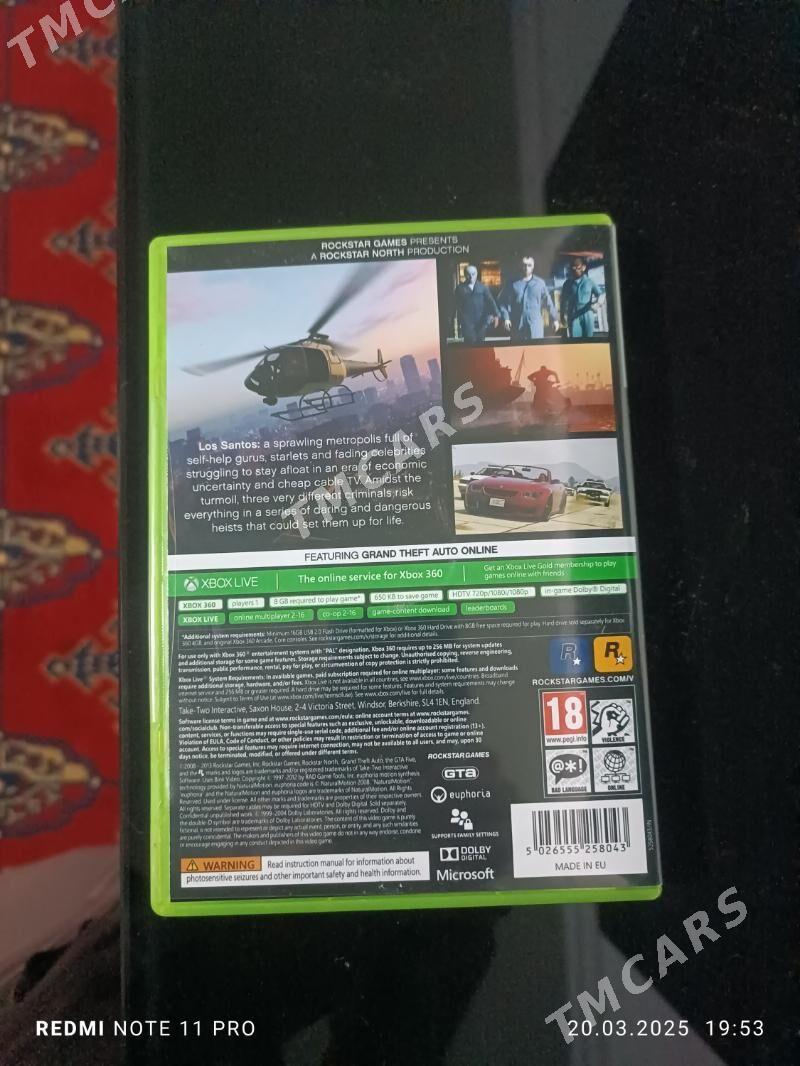 XBOX ORIGNAL DISK GTA V - Хитровка - img 3