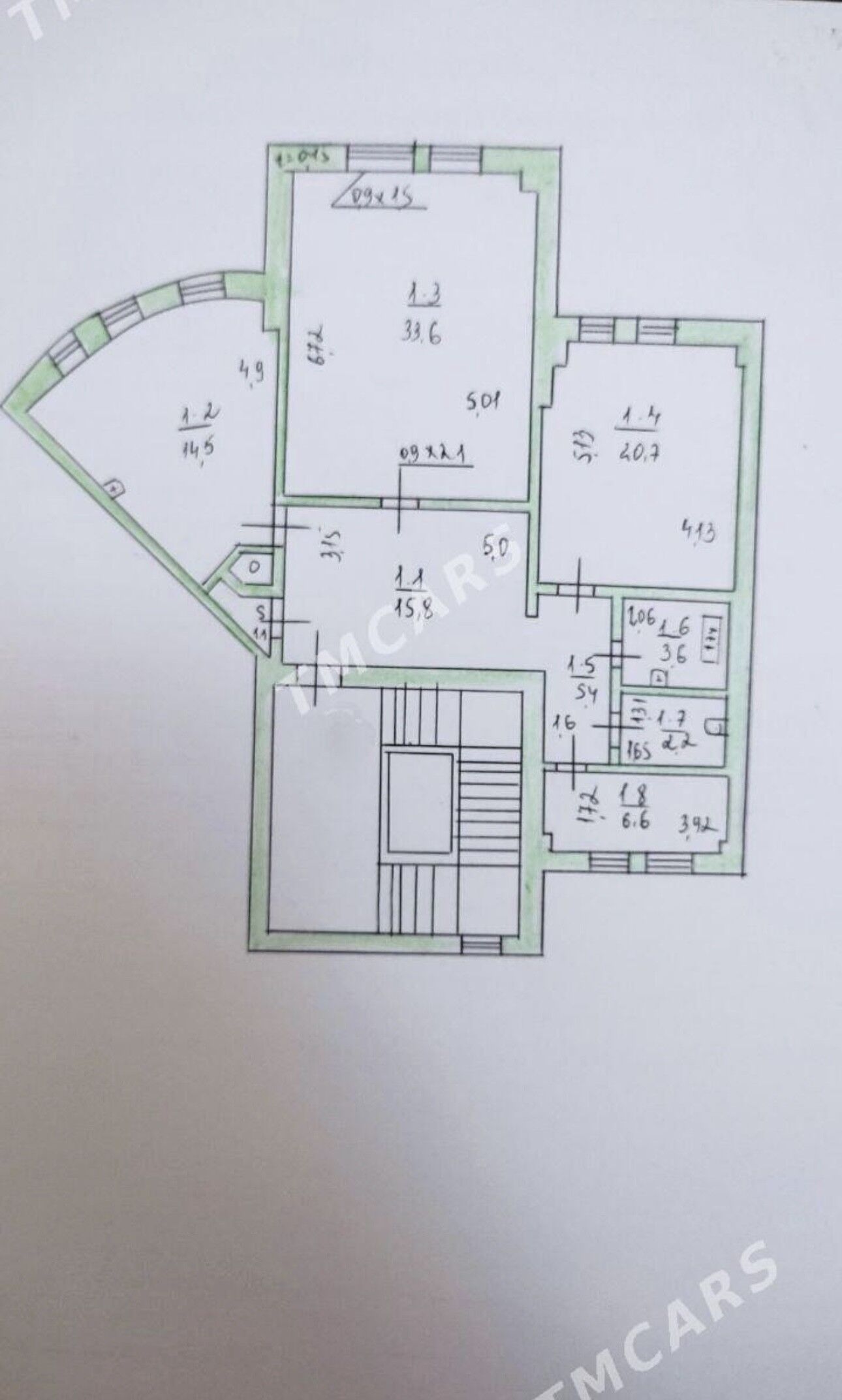 Таслама 3эт 2ком 105м2 Срочн - Ашхабад - img 3