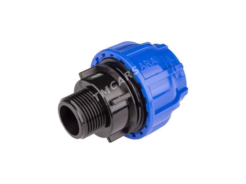 PE adaptor das dis/Адаптер с наружной резьбой ПЭ - Aşgabat - img 3