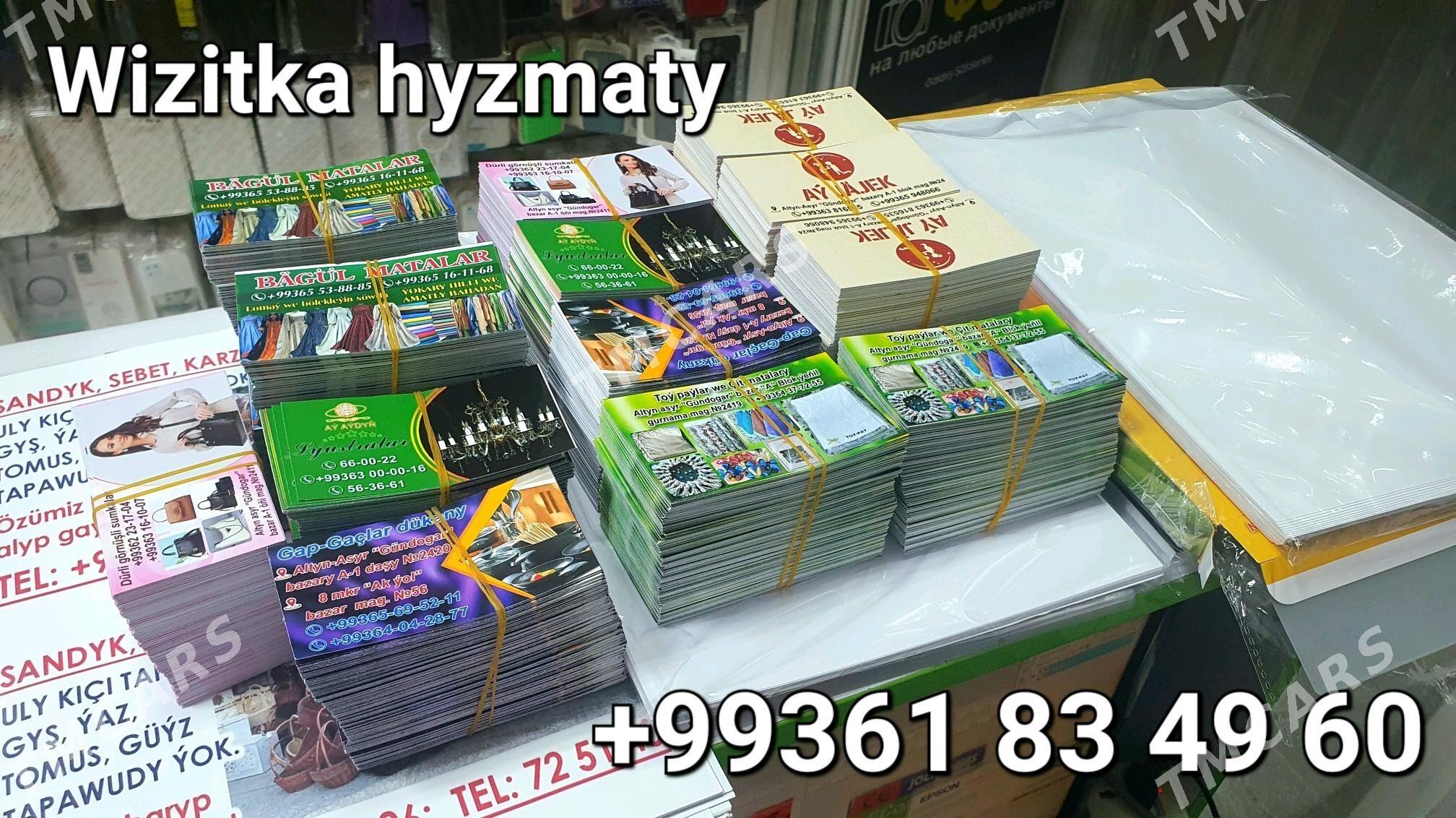 wizitka, flayer,buklet, etiket - Ашхабад - img 5
