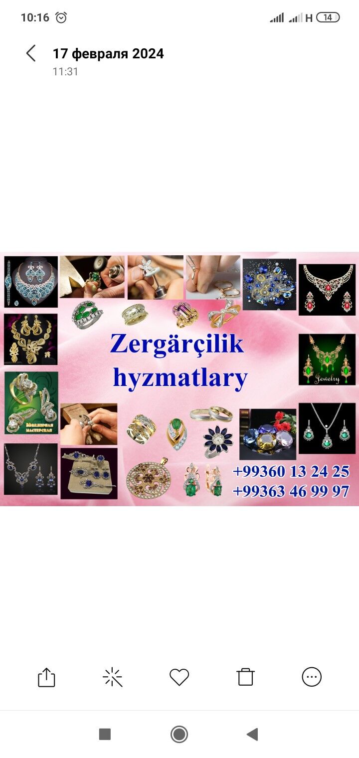 Zergärçilik hyzmatlary gyzyl з - Аркадаг - img 3