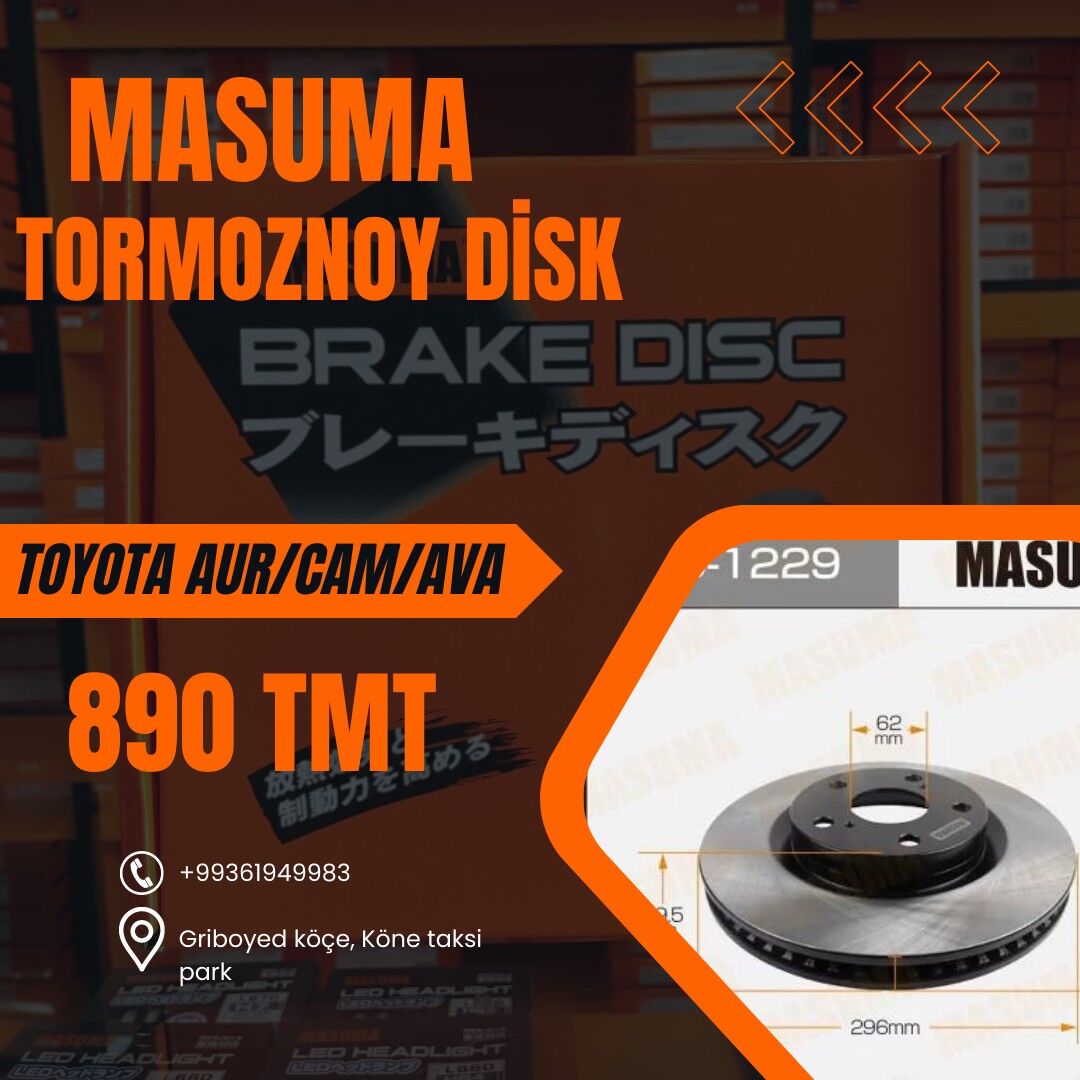 MASUMA tormoznyýe diski 1 TMT - Бедев - img 8