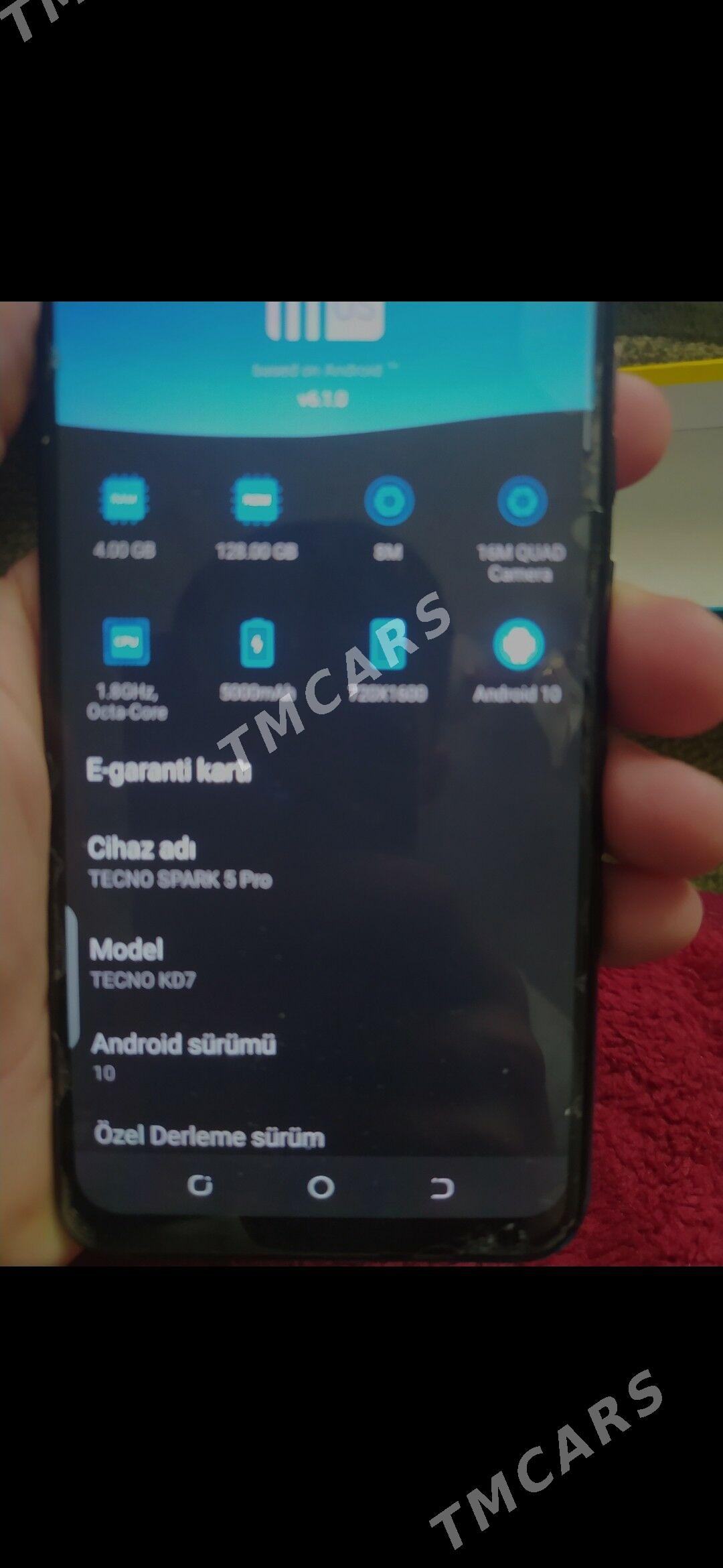 Tecno apark 5 pro - Ашхабад - img 2