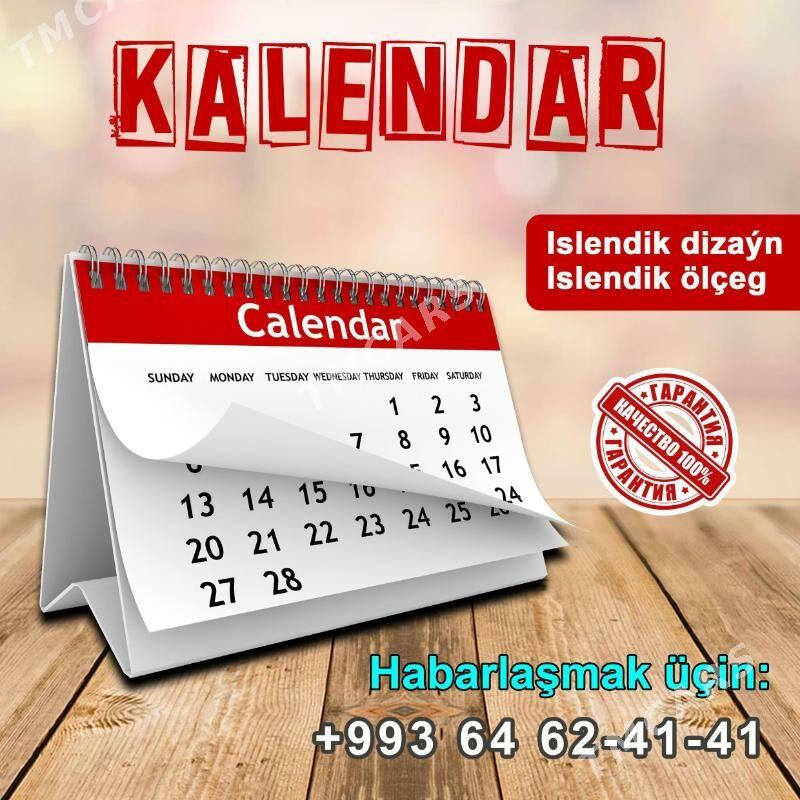 KALENDAR RUCKA REKLAMA SERGI - Aşgabat - img 3