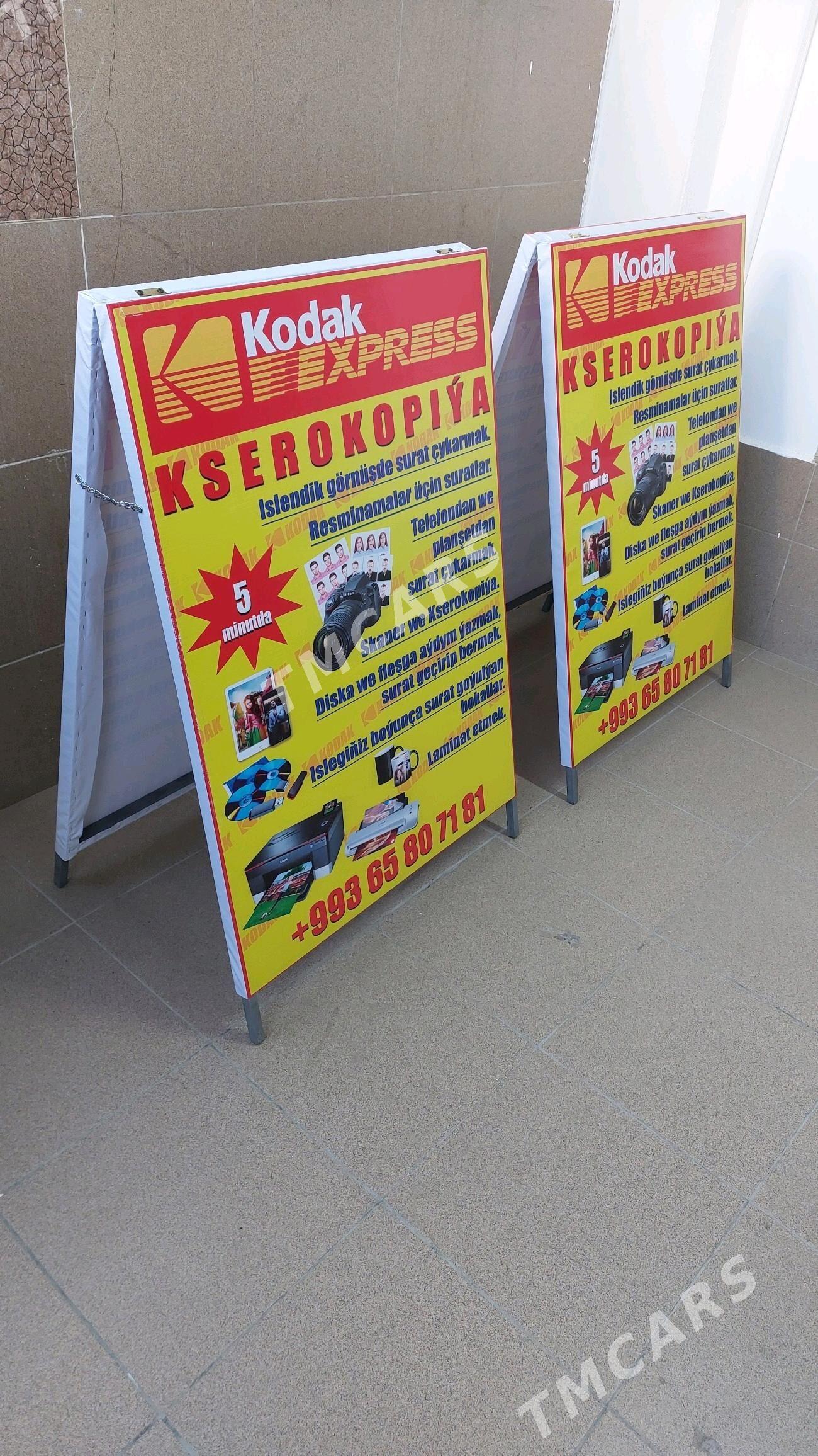 STENDER BANER REKLAMA WIZITKA - Aşgabat - img 9