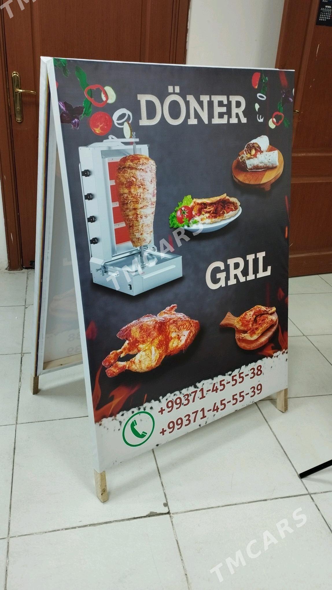 STENDER BANER REKLAMA WIZITKA - Aşgabat - img 4
