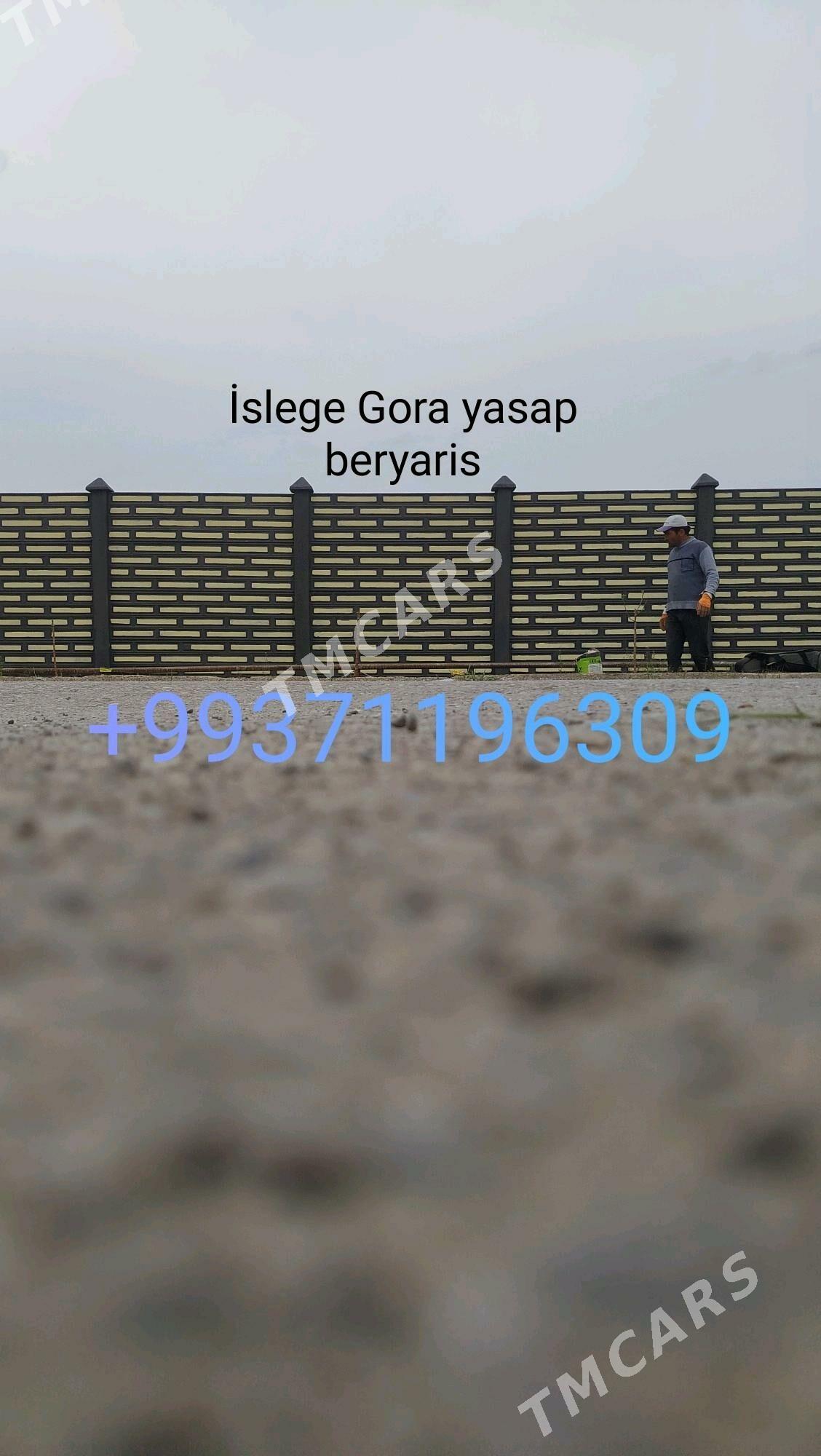 Beton zabor (hayat) - Çärjew - img 5