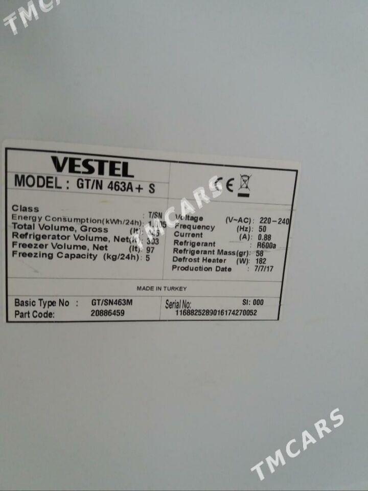 Plata Vestel holodilnik - Ашхабад - img 3