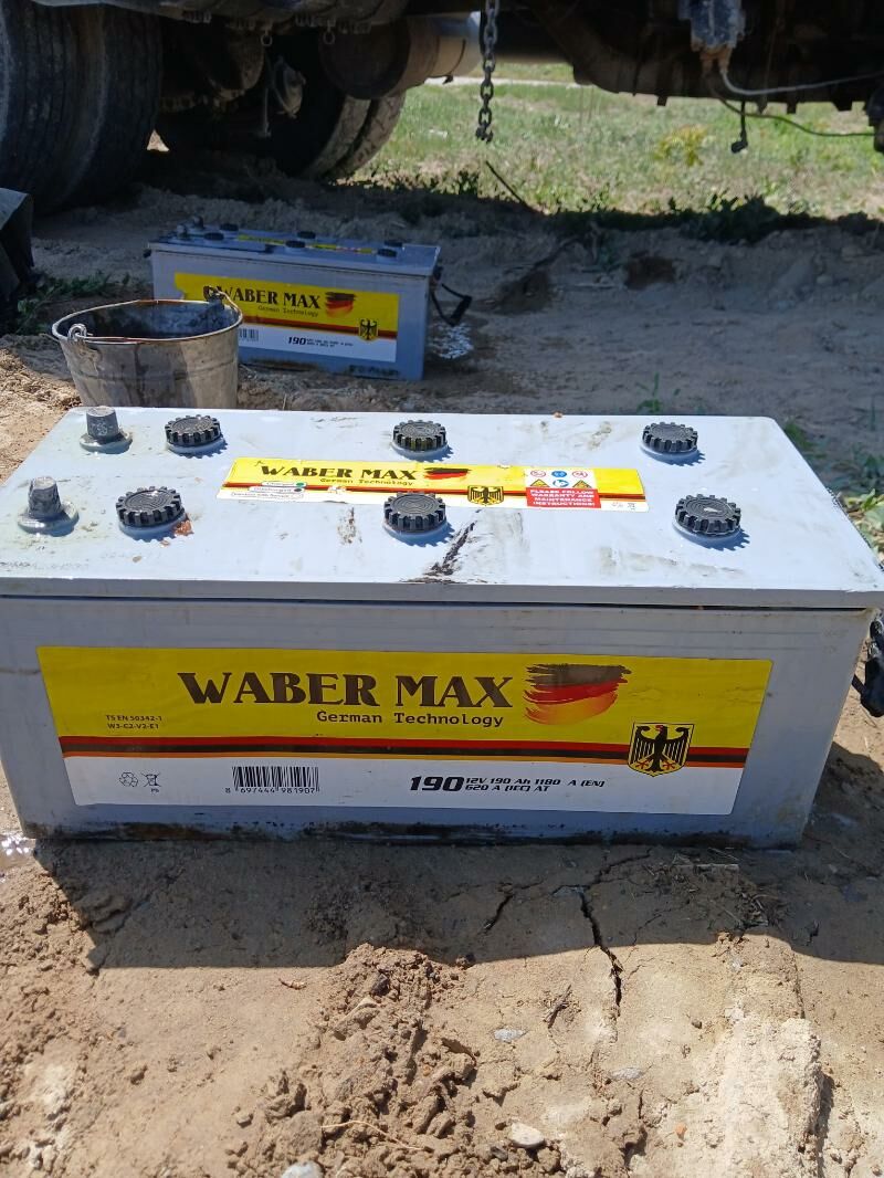 Akkumlýator  190 iki sany WABER MAX 1 500 TMT - Аркадаг - img 5