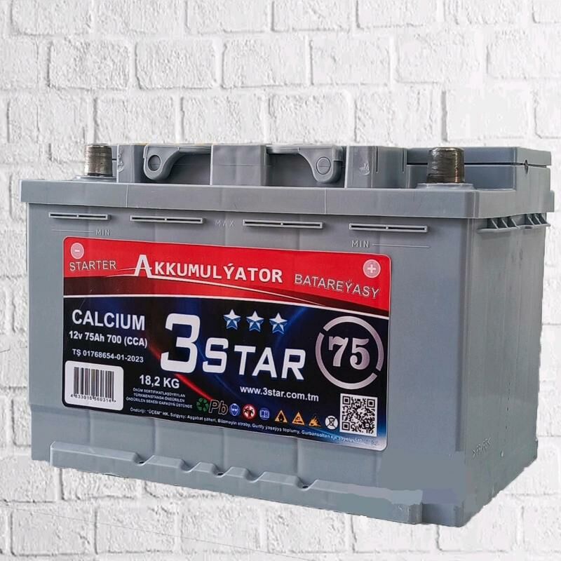 3star akkumlyator 60 75 550 TMT - Ашхабад - img 2