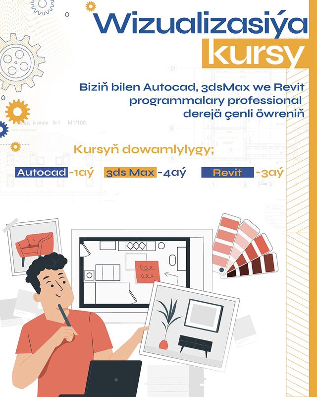 Autocad,3d Max Revit - Aşgabat - img 2