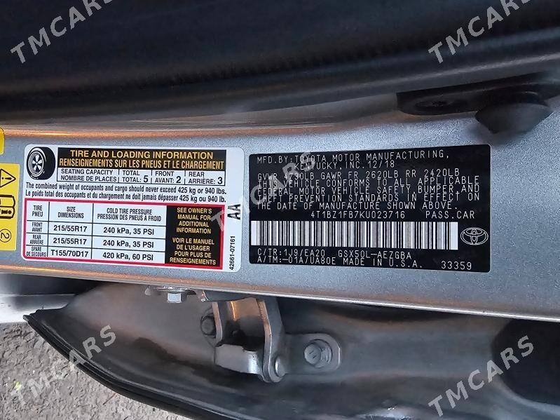 Toyota Avalon 2019 - 480 000 TMT - Türkmenabat - img 2