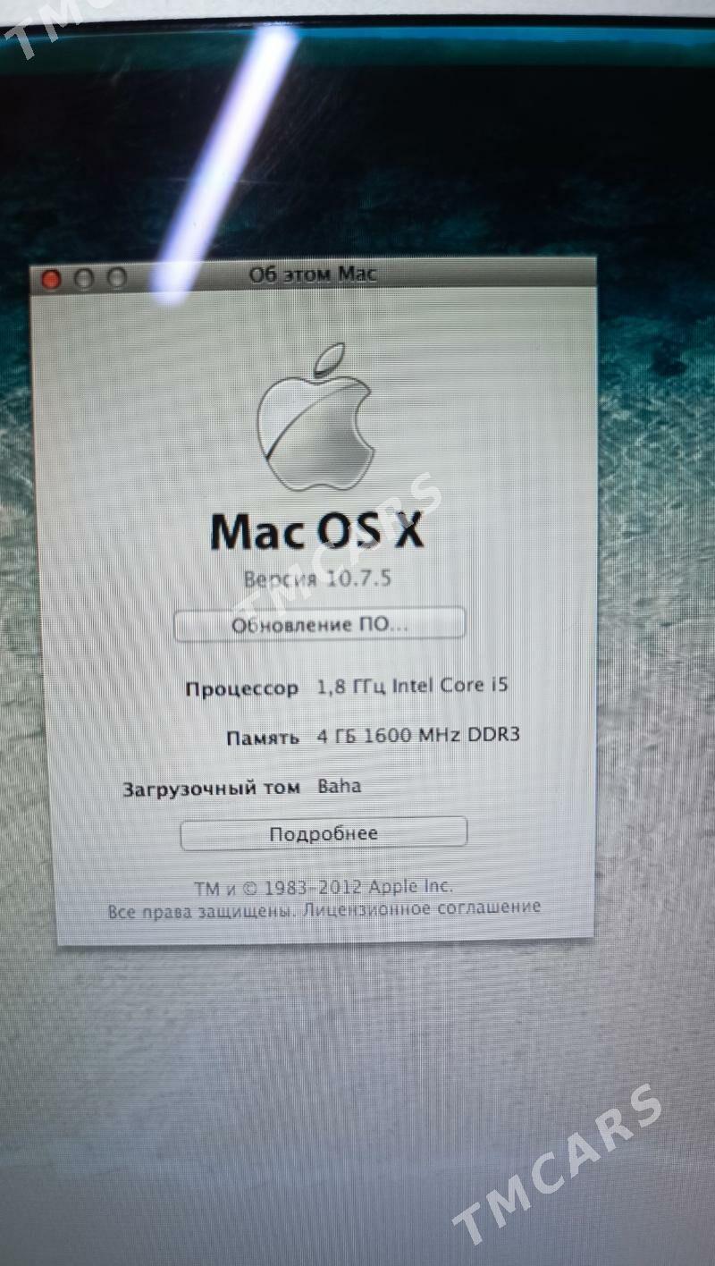 MacBook Air 13-inch Mid 2012 - Туркменабат - img 3
