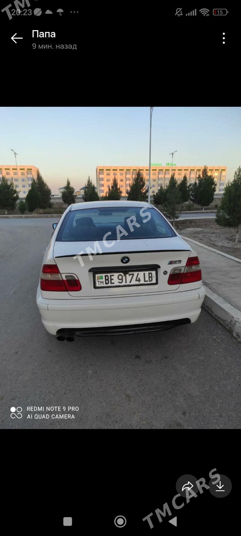 BMW 3 Series 2003 - 110 000 TMT - Туркменабат - img 2