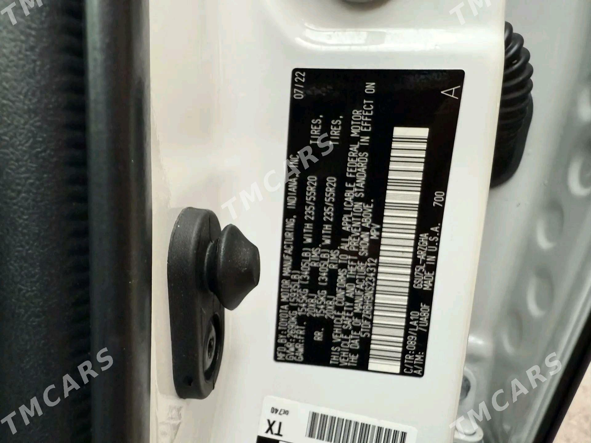 Toyota Highlander 2022 - 610 000 TMT - Mary - img 4