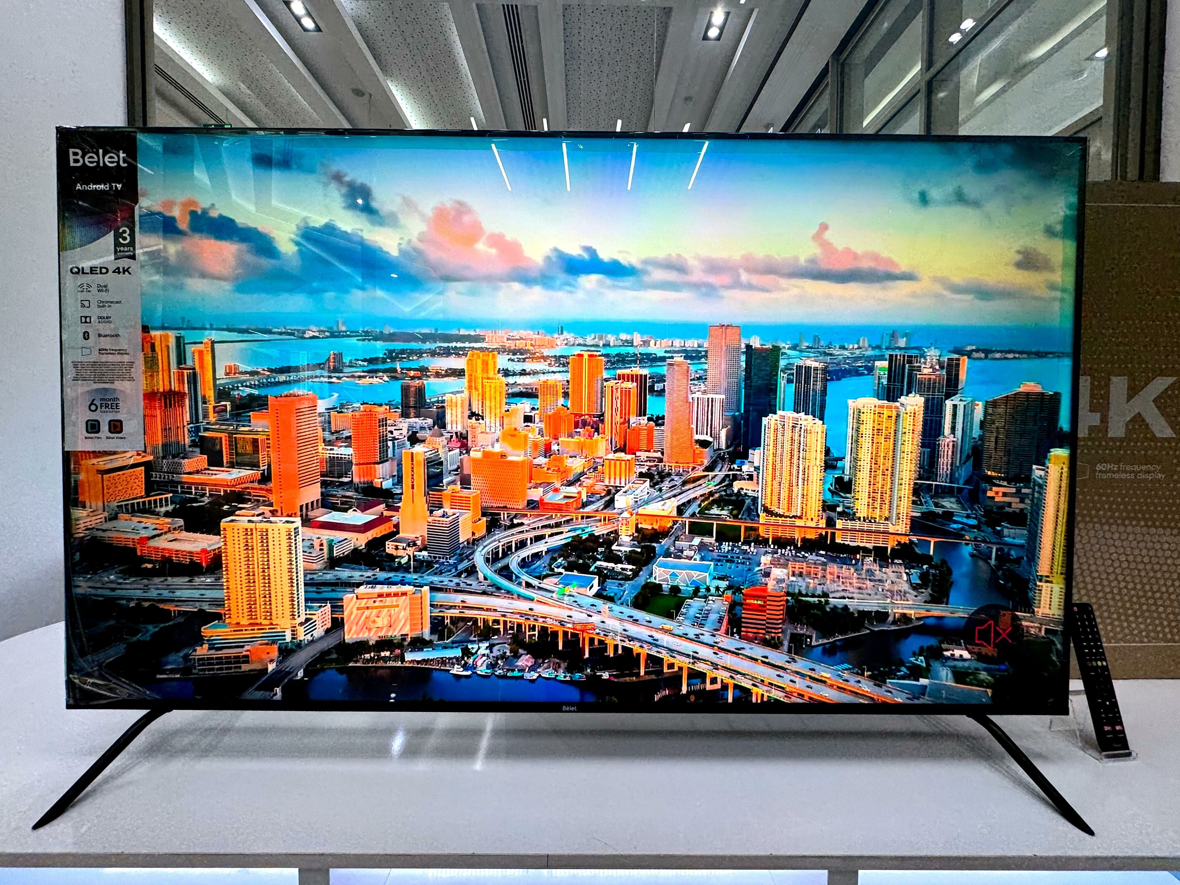 Belet Android TV 55" QLED 4K - Ашхабад - img 2