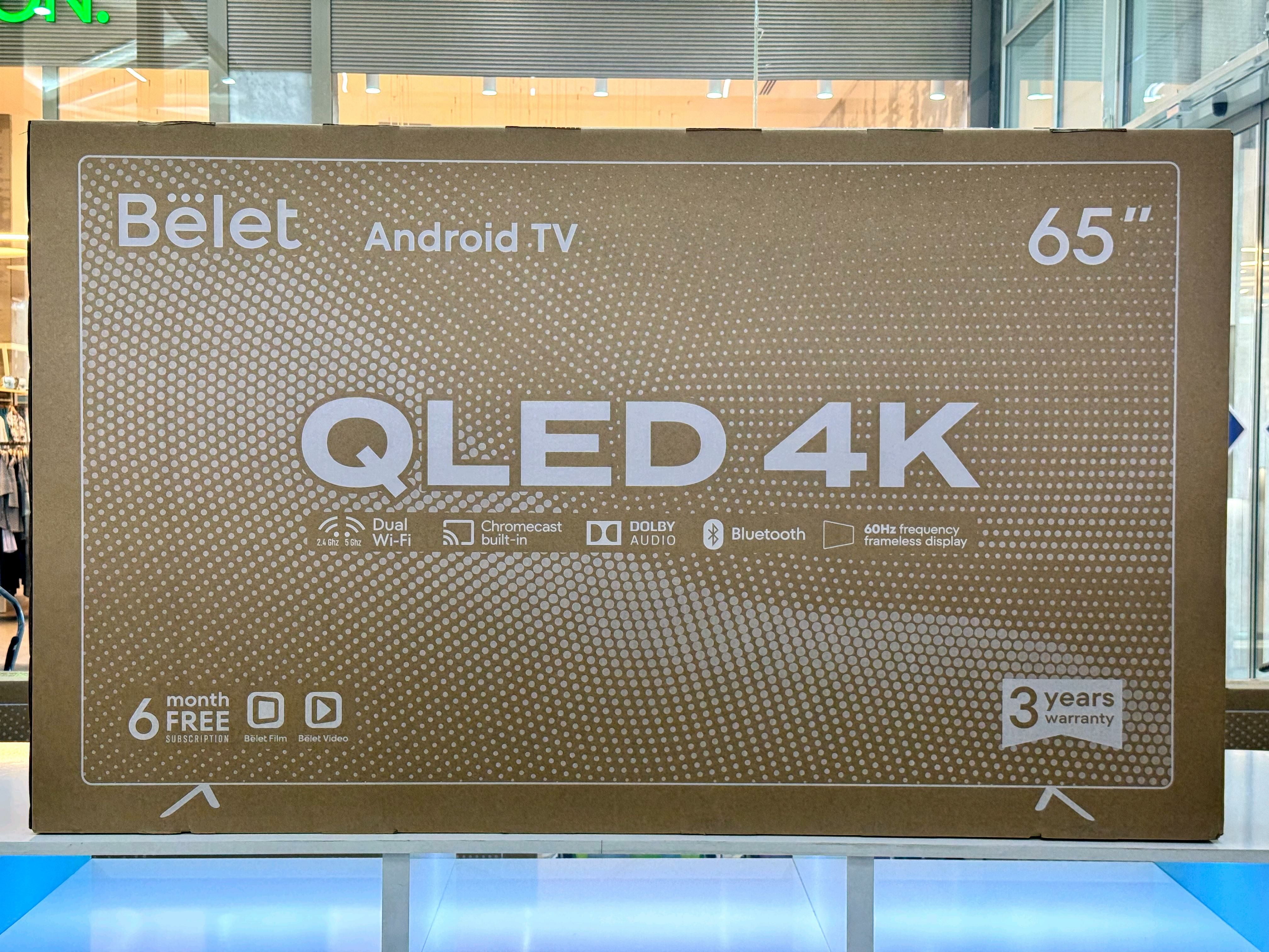 Belet Android TV 65" QLED 4K - Aşgabat - img 2