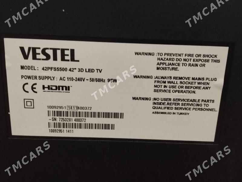 Vestel 3D LED телевизор 42'' - Aşgabat - img 2