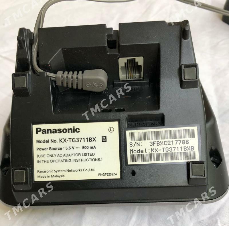 Телефон Panasonic KX-TG3711BX - Ашхабад - img 3