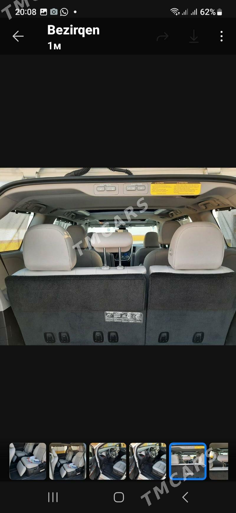 Toyota Sienna 2019 - 685 000 TMT - Ашхабад - img 7