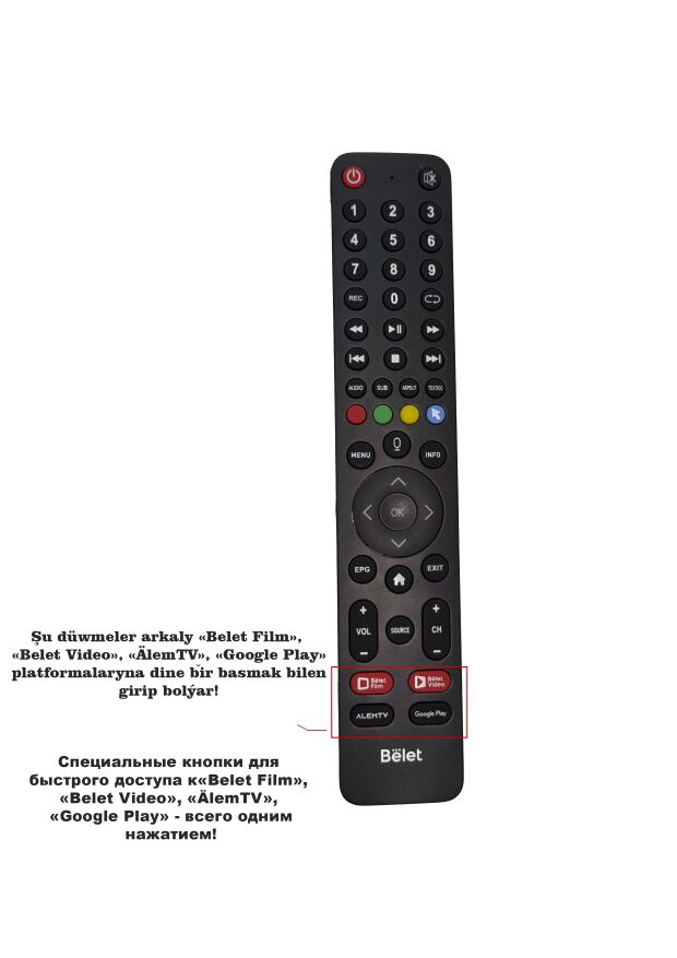 Belet Android TV 43" Full HD - Aşgabat - img 4