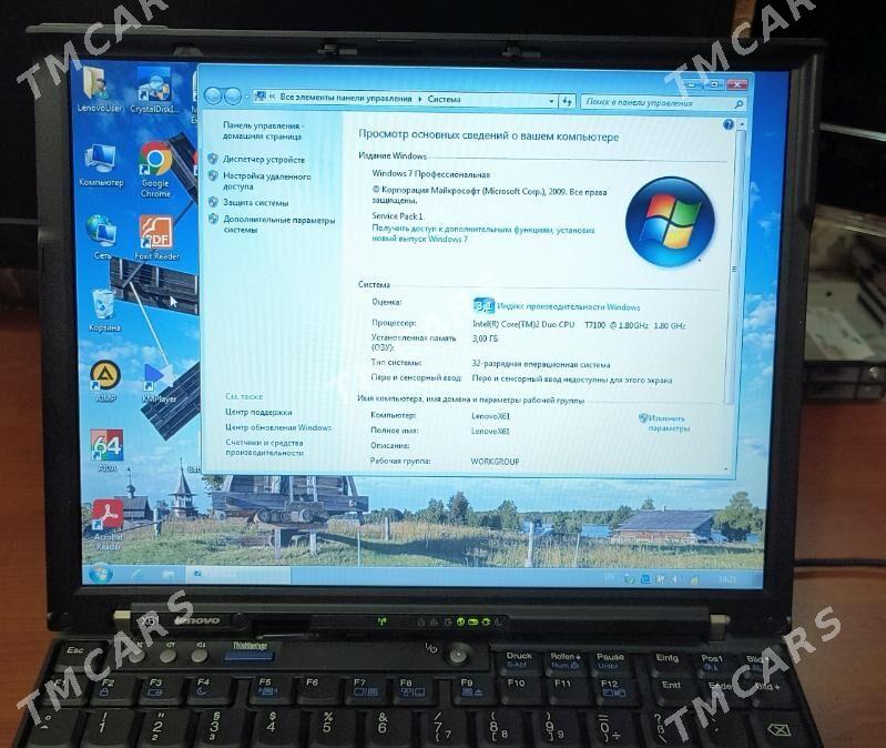 Ноутбук Lenovo ThinkPad X61 Core2Duo/3gb/120gb ssd - Ашхабад - img 10