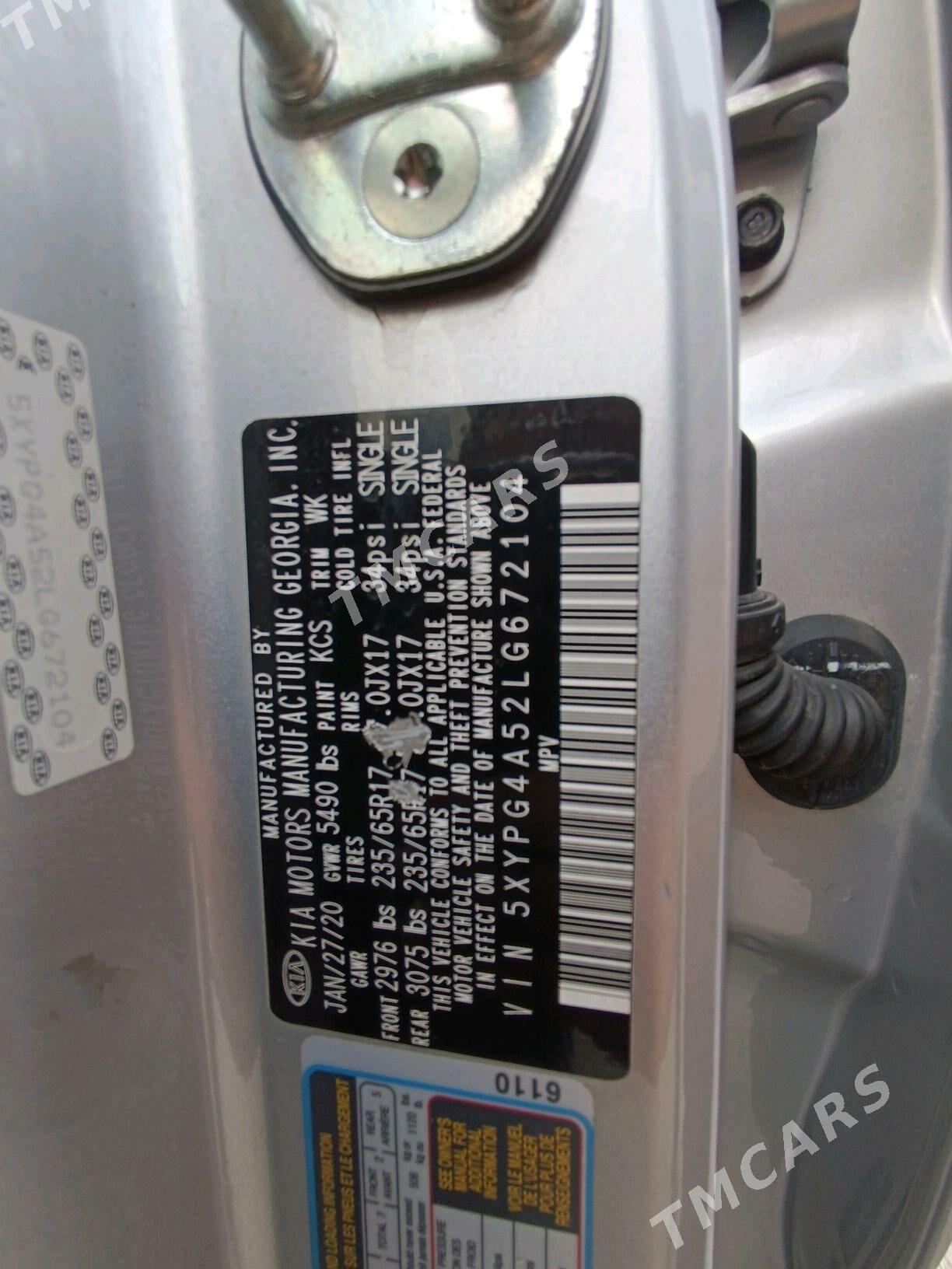 Kia Sorento 2020 - 275 000 TMT - Türkmenabat - img 6