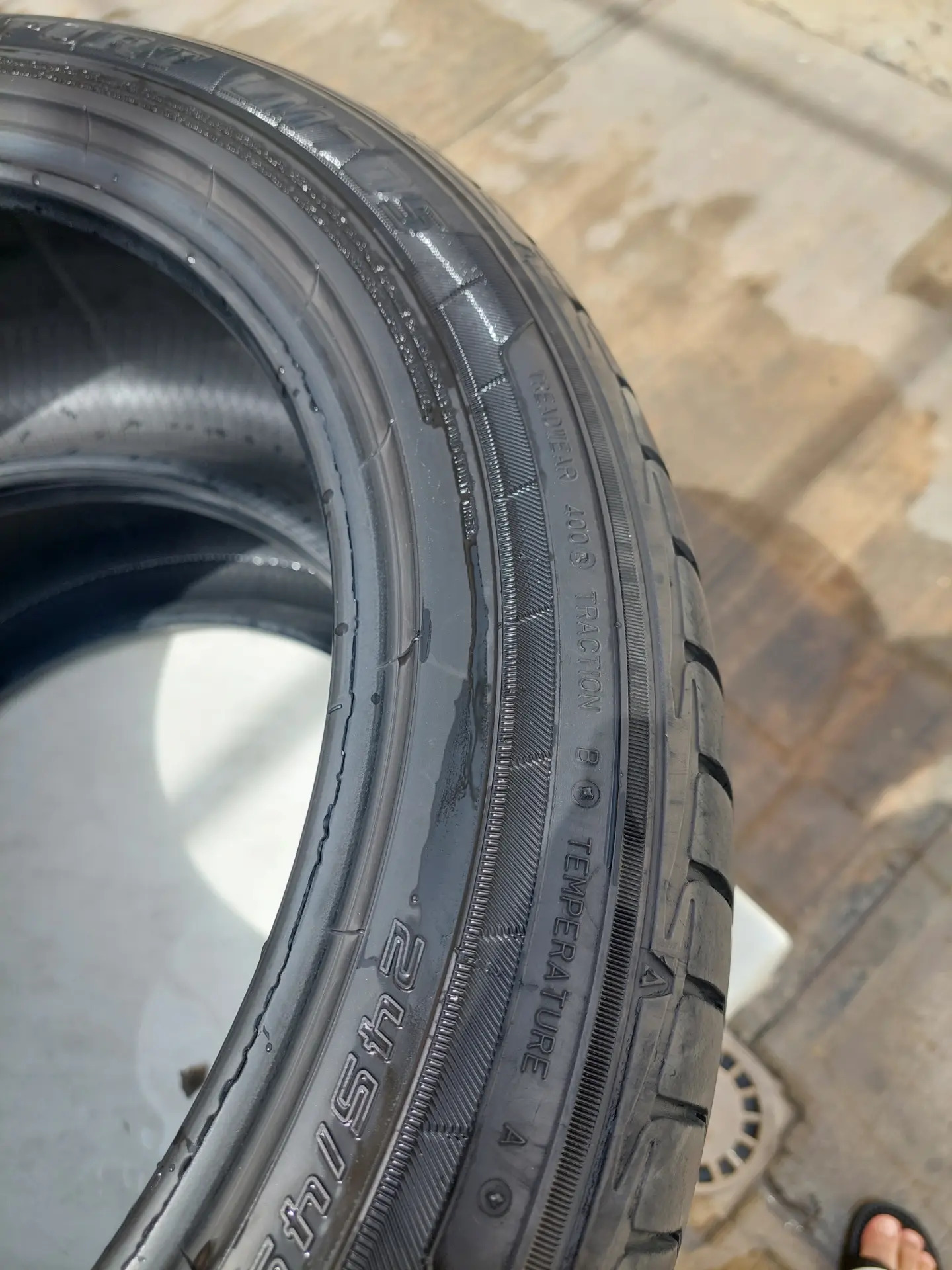 Teker Dunlop sport 245/45R18 3 500 TMT - Bedew - img 2