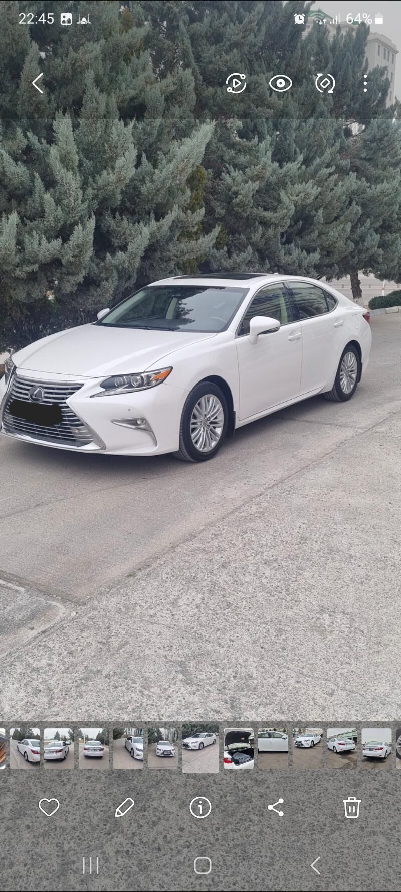 Lexus ES 350 2016 - 390 000 TMT - Чоганлы - img 2