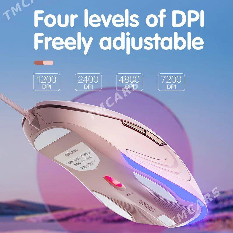 inphic B8 Wired Gaming Mouse - Aşgabat - img 5