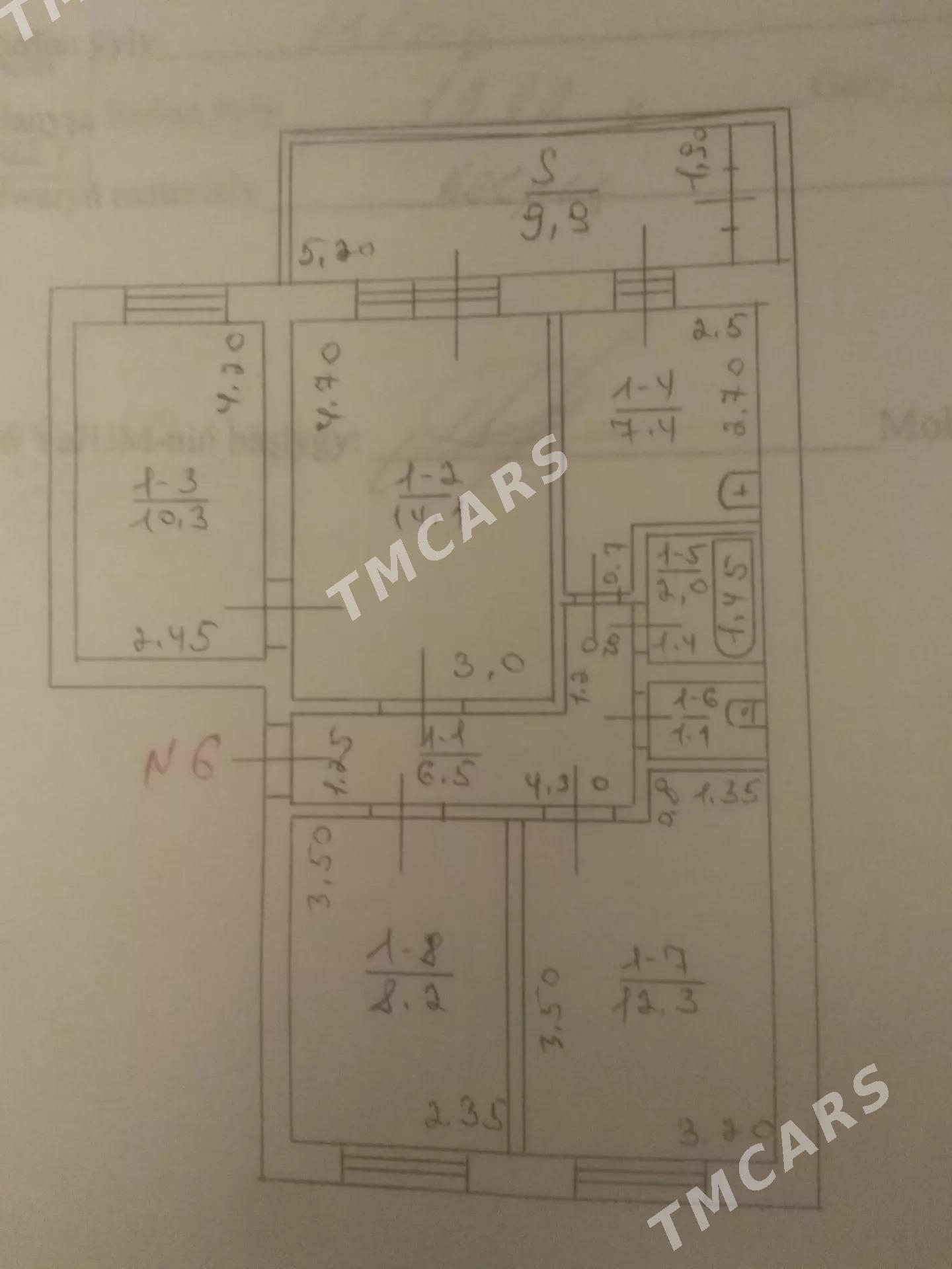12 школа 4 комнаты - Aşgabat - img 4