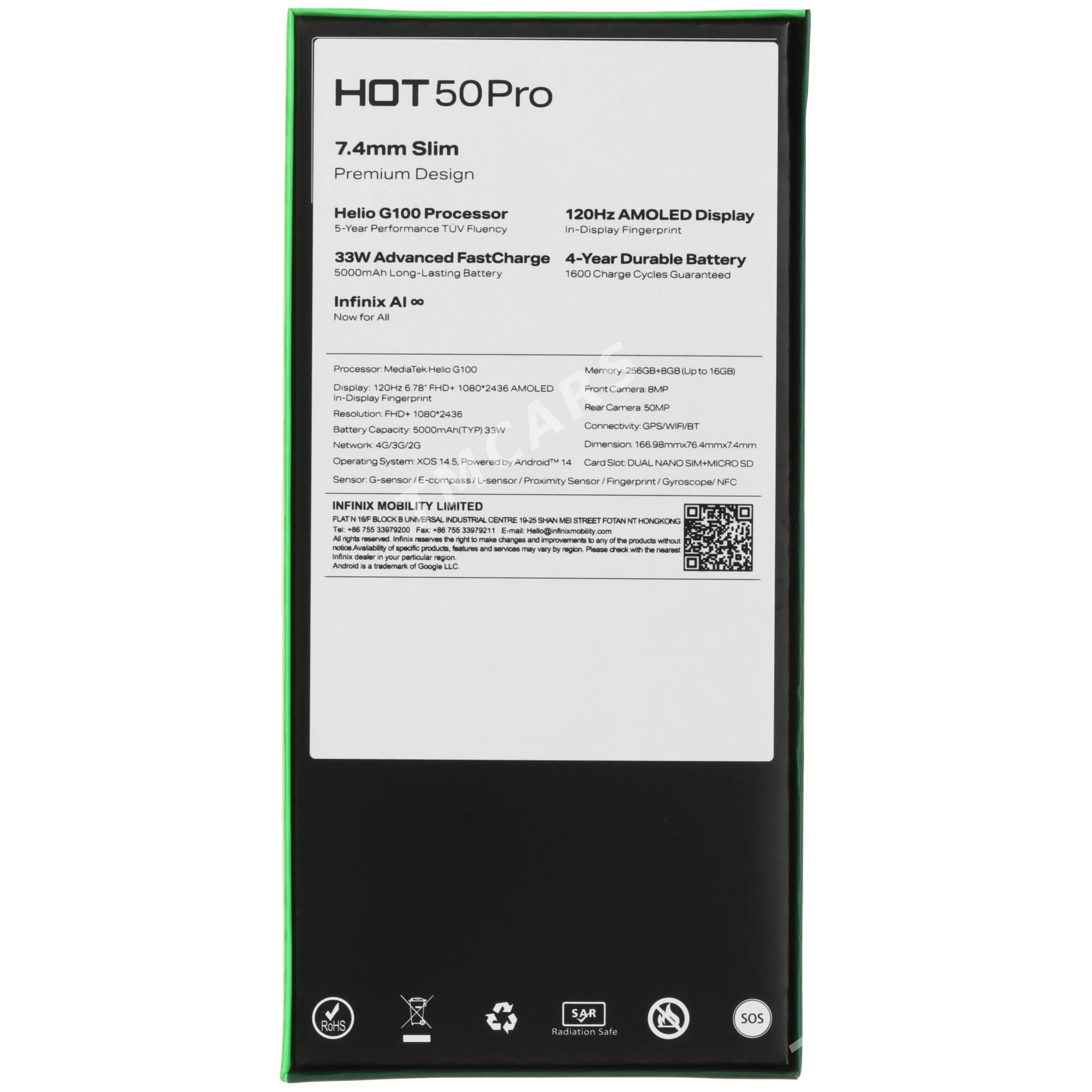 Kredit Infinix Hot 50Pro 8/256 - ул. Туркменбаши шаёлы (Ленина) - img 7