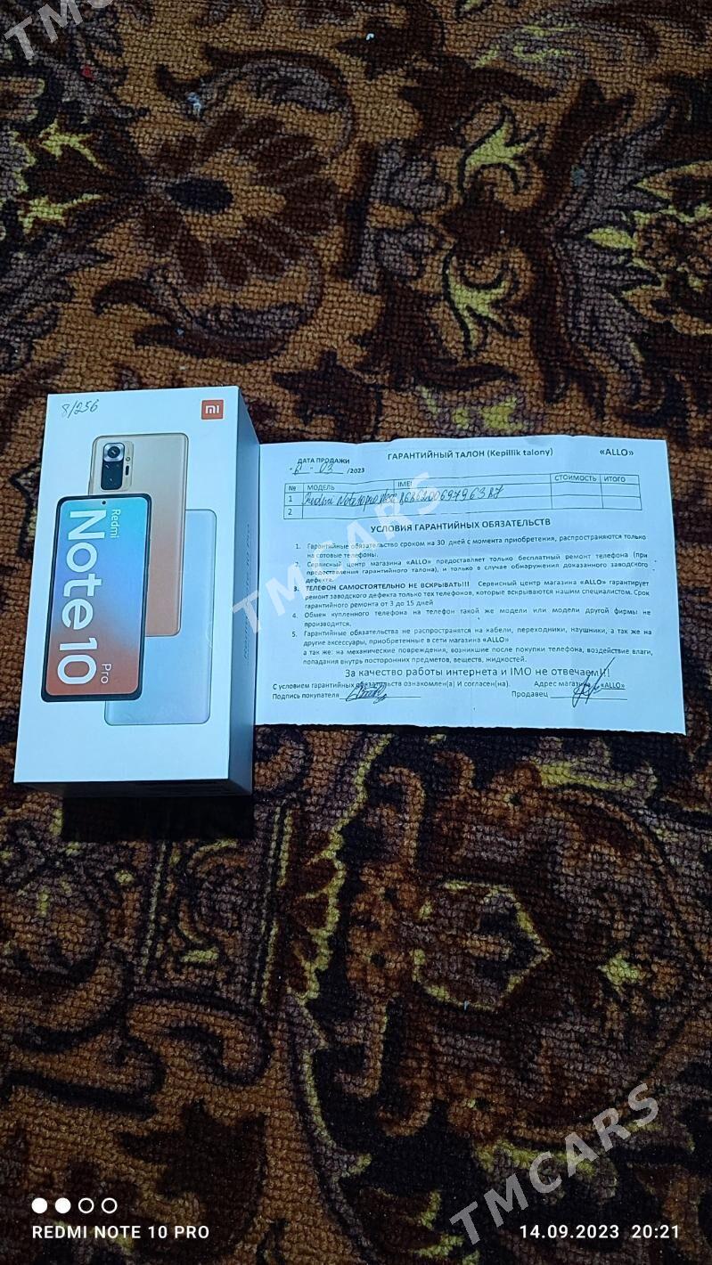 Redmi not 10 pro 8/256 - Туркменабат - img 2